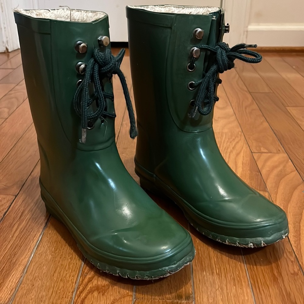Green Muck Boots for Youth Unisex
